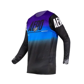Camisa ASW Concept Future 2025 Preto/Azul/Roxo - Spinelli Motos